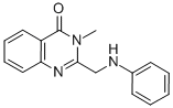 3-METHYL-2-[(PHENYLAMINO)METHYL]-4(3H)-QUINAZOLINONE Struktur