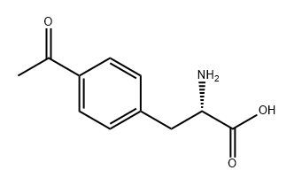 3-(4-ACETYL-PHENYL)-2-AMINO-PROPIONIC ACID HYDROCHLORIDE Struktur