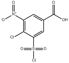 4-氯-3-氯磺酰基-5-硝基苯甲酸,22892-95-1,结构式
