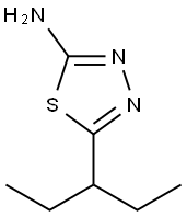 5-(1-ethylpropyl)-1,3,4-thiadiazol-2-amine(SALTDATA: FREE) Structure