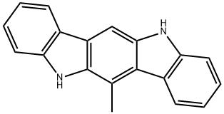 5,11-dihydro-6-Methyl-indolo[3,2-b]carbazole Structure