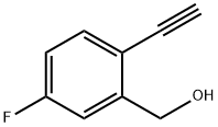 Benzenemethanol, 2-ethynyl-5-fluoro- (9CI) 化学構造式