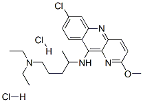 N4-(7-chloro-2-methoxybenzo[b]-1,5-naphthyridin-10-yl)-N1,N1-diethylpentane-1,4-diamine dihydrochloride 结构式