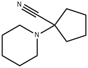 1-piperidin-1-ylcyclopentanecarbonitrile(SALTDATA: FREE) 结构式