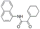 1-Cyclohexene-1-glyoxylamide, N-1-naphthyl- 结构式