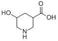 5-Hydroxypiperidine-3-carboxylic Acid Structure