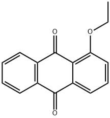1-エトキシ-9,10-アントラキノン 化学構造式
