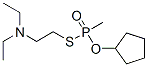 O-cyclopentyl-S-diethylaminoethyl methylphosphonothioate,22925-95-7,结构式