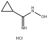 Cyclopropanecarboxamidoxime,monohydrochloride Struktur