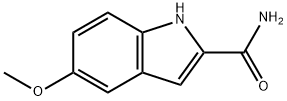 1H-Indole-2-carboxaMide, 5-Methoxy- 结构式