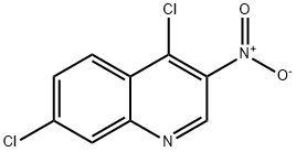 4,7-Dichloro-3-nitroquinoline 结构式