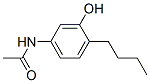 N-(4-butyl-3-hydroxyphenyl)acetamide,22932-84-9,结构式
