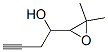 Oxiranemethanol,  3,3-dimethyl--alpha--2-propynyl-  (9CI) Struktur