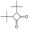 3,4-ジ-tert-ブチル-1,2-シクロブタンジオン 化学構造式