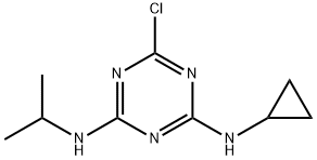 6-Chlor-N-cyclopropyl-N'-(1-me-thylethyl)-1,3,5-triazin-2,4-diamin