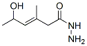 3-Hexenoic  acid,  5-hydroxy-3-methyl-,  hydrazide|