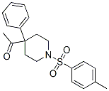 4-acetyl-4-phenyl-1-(p-tolylsulphonyl)piperidine 结构式