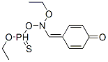 4-[(diethoxyphosphinothioyloxyamino)methylidene]cyclohexa-2,5-dien-1-o ne 结构式