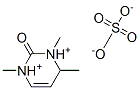 1H-3,4-dihydro-1,3,4-trimethyl-2-oxopyrimidinediylium sulphate|