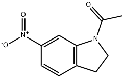 1-乙酰基-6-硝基吲哚啉, 22949-08-2, 结构式