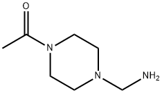 1-Piperazinemethanamine, 4-acetyl- (9CI) Structure