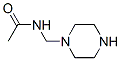 Acetamide, N-(1-piperazinylmethyl)- (9CI) Structure