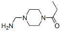 1-Piperazinemethanamine,4-(1-oxopropyl)-(9CI) Struktur