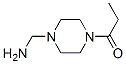 1-Piperazinemethanamine,4-(1-oxopropyl)-(9CI) 结构式