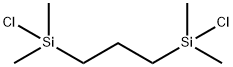 1,3-BIS(CHLORODIMETHYLSILYL)PROPANE 化学構造式