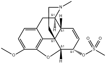 Codeine 6-Methanesulfonate 化学構造式