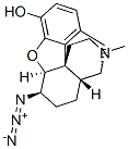 (5alpha,6beta)-6-azido-4,5-epoxy-17-methylmorphinan-3-ol Structure
