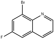 8-Bromo-6-fluoroquinoline Structure
