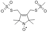 3,4-Bis-(methanethiosulfonyl-methyl)-2,2,5,5-tetramethyl-2,5-dihydro-1H-pyrrol-1-yloxy Radical Structure
