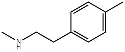 METHYL-(2-P-TOLYL-ETHYL)-AMINE 化学構造式