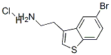Benzo(b)thiophene-3-ethylamine, 5-bromo-, hydrochloride 化学構造式