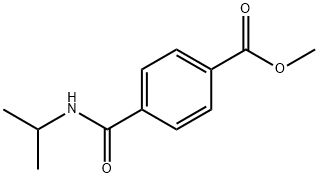 4-(异丙基氨基甲酰基)苯甲酸甲酯 结构式