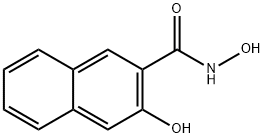 3-HYDROXY-2-NAPHTHOHYDROXAMICACID Structure