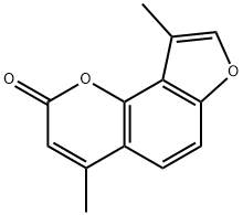 4,4'-dimethylangelicin Struktur