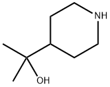 2-(4-哌啶基)-2-丙醇 结构式