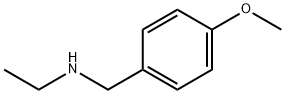 N-乙基-4-甲氧基苄胺 结构式