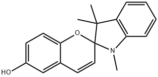 1',3',3'-TRIMETHYL-6-HYDROXYSPIRO(2H-1-BENZOPYRAN-2,2'-INDOLINE) Struktur