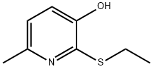 2-(Ethylthio)-6-methyl-3-pyridinol 结构式