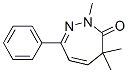 2,4-Dihydro-2,4,4-trimethyl-7-phenyl-3H-1,2-diazepin-3-one Structure