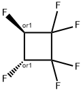 反式-1,1,2,2,3,4-六氟环丁烷 结构式