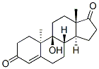 Androst-4-ene-3,17-dione, 9-hydroxy-, (9.beta.,10.alpha.)- 化学構造式