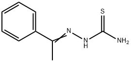ACETOPHENONE THIOSEMICARBAZONE, 2302-93-4, 结构式