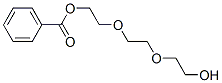 2-[2-(2-hydroxyethoxy)ethoxy]ethyl benzoate Struktur