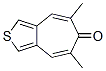 6H-Cyclohepta[c]thiophen-6-one, 5,7-dimethyl- 结构式