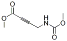 2-Butynoic  acid,  4-[(methoxycarbonyl)amino]-,  methyl  ester Struktur