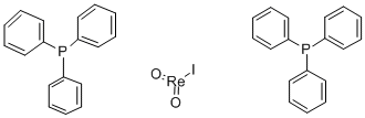 IODODIOXOBIS(TRIPHENYLPHOSPHINE)RHENIUM(V) Structure